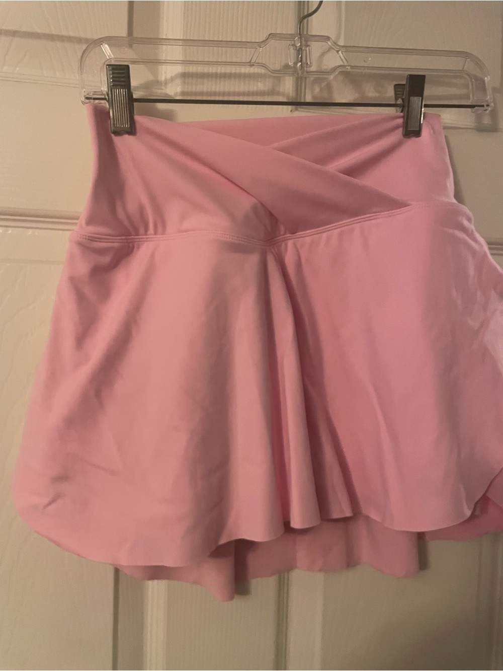 HALARA Light Pink Skort with Crossover Waistband